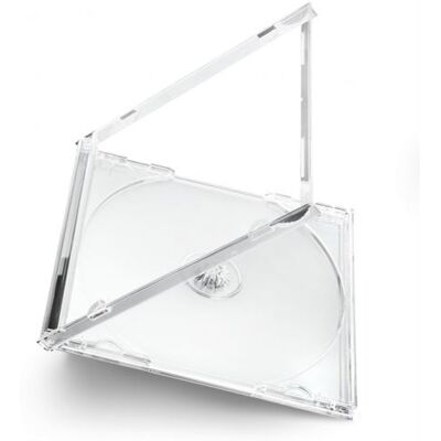 MediaRange - CD jewel case voor opslag -capaciteit: 1 CD/DVD - transparant (pak van 100) MediaRange - CD jewel case voor opslag -capaciteit: 1 CD/DVD - transparant (pak van 100)
