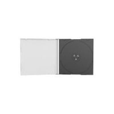 MediaRange CD Jewelcase Single tray - CD jewel case voor opslag -capaciteit: 1 CD/DVD - zwart (pak van 100) MediaRange CD Jewelcase Single tray - CD jewel case voor opslag -capaciteit: 1 CD/DVD - zwart (pak van 100)
