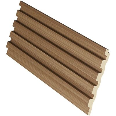 Unique 3D-wandpaneel - 3,71 m² - Naturel hout - Set van 8 - TATIANA - Natuurlijk donker Unique 3D-wandpaneel - 3,71 m² - Naturel hout - Set van 8 - TATIANA - Natuurlijk donker