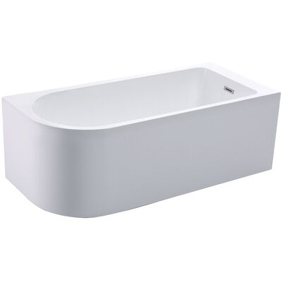 Unique Hoekbad – 150 × 75 × 58 cm – wit – rechterhoek – 201 L – ANIKA - Wit Unique Hoekbad – 150 × 75 × 58 cm – wit – rechterhoek – 201 L – ANIKA - Wit
