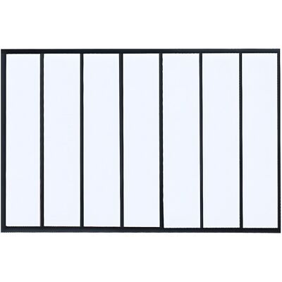 Unique Glazen binnenraam van aluminium met poedercoating - 210 x 105 cm (B x H) - Zwart - BAYVIEW - Zwart Unique Glazen binnenraam van aluminium met poedercoating - 210 x 105 cm (B x H) - Zwart - BAYVIEW - Zwart