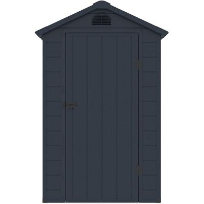 Unique Tuinhuisje van antracietgrijze hars 1,39 m² - CESIO - Antracietgrijs Unique Tuinhuisje van antracietgrijze hars 1,39 m² - CESIO - Antracietgrijs
