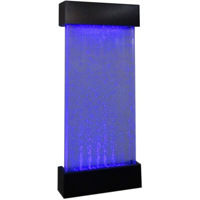 Unique Waterscreen CECILY - Ledverlichting met wisselende kleuren - H122 cm - Zwart Unique Waterscreen CECILY - Ledverlichting met wisselende kleuren - H122 cm - Zwart