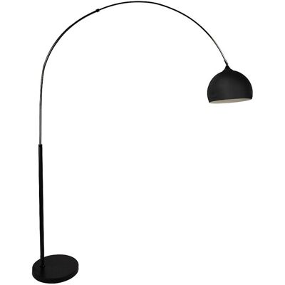 Unique Grote booglamp - Metaal en marmer - H180 cm - Mat zwart - OMBRAGE - Zwart Unique Grote booglamp - Metaal en marmer - H180 cm - Mat zwart - OMBRAGE - Zwart