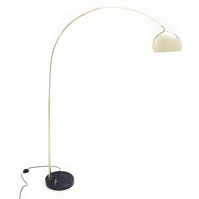 Unique Grote booglamp - Metaal en marmer - H180 cm - Goudkleurig - OMBRAGE - Goudkleurig Unique Grote booglamp - Metaal en marmer - H180 cm - Goudkleurig - OMBRAGE - Goudkleurig