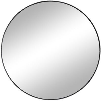 Unique Ronde metalen wandspiegel - D.80 cm - Zwart - JAFFREL - Zwart Unique Ronde metalen wandspiegel - D.80 cm - Zwart - JAFFREL - Zwart