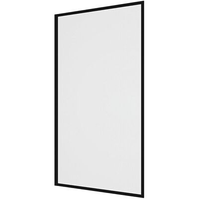 Unique Badscherm in industriële stijl zwart mat - 80 x 140 cm - Gehard glas - BRADENTON - Zwart Unique Badscherm in industriële stijl zwart mat - 80 x 140 cm - Gehard glas - BRADENTON - Zwart