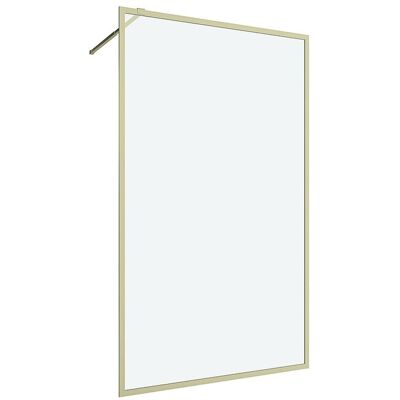 Unique Douchewand voor inloopdouche – 120 x 200 cm – Goudkleurig – Gehard glas – AMBERI - Goudkleurig Unique Douchewand voor inloopdouche – 120 x 200 cm – Goudkleurig – Gehard glas – AMBERI - Goudkleurig