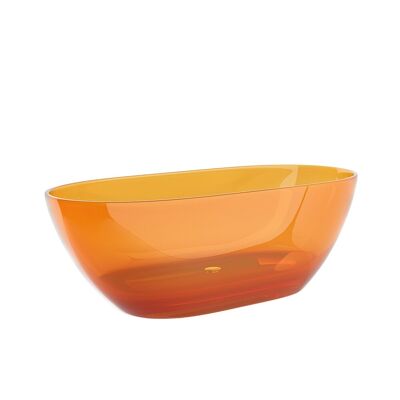 Unique Transparant vrijstaand bad - 160 x 72 x 56 cm - Kunsthars - Oranje - 292 L - SPAVO - Oranje Unique Transparant vrijstaand bad - 160 x 72 x 56 cm - Kunsthars - Oranje - 292 L - SPAVO - Oranje