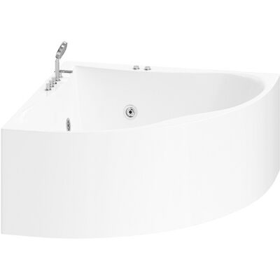 Unique Hoekbadkuip AGYNESS - 263L - 135 x 135 x H57 cm - Wit Unique Hoekbadkuip AGYNESS - 263L - 135 x 135 x H57 cm - Wit