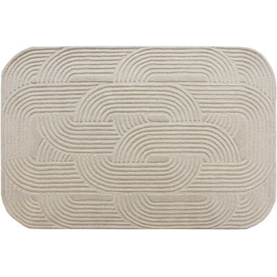 Unique Getuft vloerkleed 100% wol - 160 x 230 cm - Beige - 2200g/m² - ARANEL - Beige Unique Getuft vloerkleed 100% wol - 160 x 230 cm - Beige - 2200g/m² - ARANEL - Beige