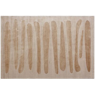 Unique Handgeweven vloerkleed - 200 x 290 cm - Beige - 2200g/m² - BELLARIA - Beige Unique Handgeweven vloerkleed - 200 x 290 cm - Beige - 2200g/m² - BELLARIA - Beige
