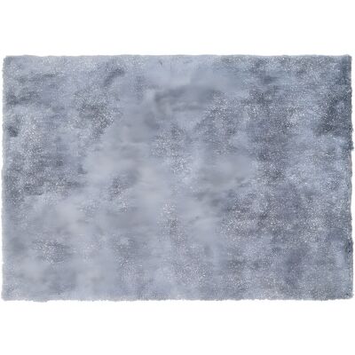 Unique Tapijt shaggy GLITTER 160 x 230 cm - Zilverkleurig - Zilverkleurig Unique Tapijt shaggy GLITTER 160 x 230 cm - Zilverkleurig - Zilverkleurig