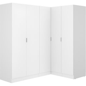 Unique Hoekkast met 5 deuren - L173 cm - Wit - LISTOWEL - Wit Unique Hoekkast met 5 deuren - L173 cm - Wit - LISTOWEL - Wit