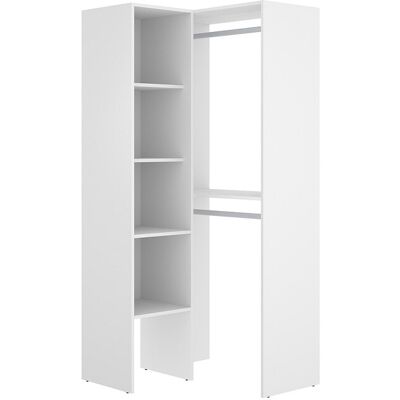 Unique Hoekkast - L79 cm - Wit - FERDINAND - Wit Unique Hoekkast - L79 cm - Wit - FERDINAND - Wit