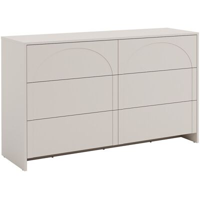 Unique Ladekast 6 lades – MDF – Beige - NALYRA van Maison Céphy - Beige Unique Ladekast 6 lades – MDF – Beige - NALYRA van Maison Céphy - Beige