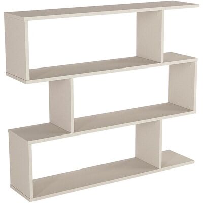 Unique Open kast met 3 nissen - Beige TOMINI - Beige Unique Open kast met 3 nissen - Beige TOMINI - Beige