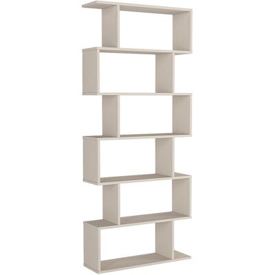 Unique Open kast met 6 nissen - Beige TOMINI - Beige Unique Open kast met 6 nissen - Beige TOMINI - Beige