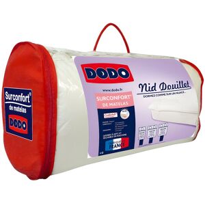 Dekmatras DODO NID DOUILLET - 160 x 200 cm - Wit Dekmatras DODO NID DOUILLET - 160 x 200 cm - Wit