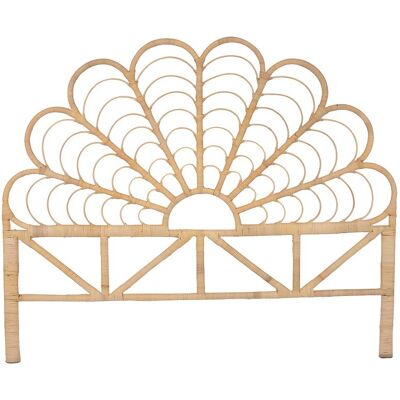 Unique Hoofdbord 160 cm - Rotan - Naturel - FLOSIA - Natuurlijk licht Unique Hoofdbord 160 cm - Rotan - Naturel - FLOSIA - Natuurlijk licht