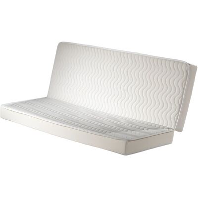 Unique Matras 130x 190cm clic-clac dikte 14cm - FRIEND - Wit Unique Matras 130x 190cm clic-clac dikte 14cm - FRIEND - Wit