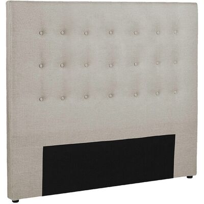 Unique Gewatteerd hoofdbord FRANCESCO - 160 cm - Stof - Beige - Beige Unique Gewatteerd hoofdbord FRANCESCO - 160 cm - Stof - Beige - Beige