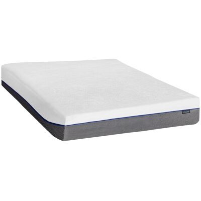Unique Matras met vormgeheugen POSEIDON van YSMÉE - 140 x 200 cm - Wit Unique Matras met vormgeheugen POSEIDON van YSMÉE - 140 x 200 cm - Wit