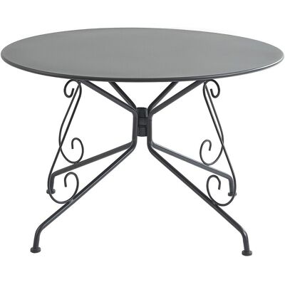 Unique Metalen tuinbank met gietijzeren stijl D120 - Antraciet - GUERMANTES van MYLIA - Antracietgrijs Unique Metalen tuinbank met gietijzeren stijl D120 - Antraciet - GUERMANTES van MYLIA - Antracietgrijs