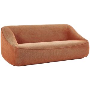 Unique Driezitsbank in terracotta textuurstof KIREBA - Terracotta Unique Driezitsbank in terracotta textuurstof KIREBA - Terracotta