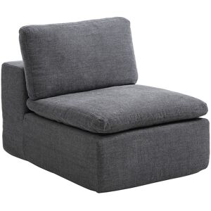 Unique Fauteuil in antracietgrijze stof CORTOLINE - Antracietgrijs Unique Fauteuil in antracietgrijze stof CORTOLINE - Antracietgrijs