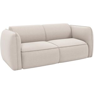 Unique Driezitsbank in beige gestructureerde stof CAMILIO van Maison Céphy - Beige Unique Driezitsbank in beige gestructureerde stof CAMILIO van Maison Céphy - Beige