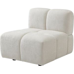 Unique Fauteuil in gebroken wit getextureerde stof CARLIVI - Gebroken wit Unique Fauteuil in gebroken wit getextureerde stof CARLIVI - Gebroken wit