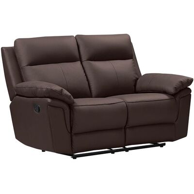 Unique Tweezits relaxbank van buffelleer PAKITA - Bruin - Donkerbruin Unique Tweezits relaxbank van buffelleer PAKITA - Bruin - Donkerbruin