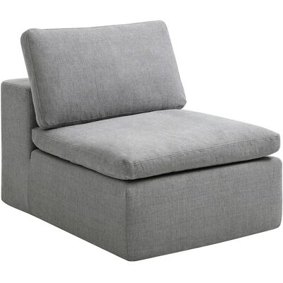 Unique CORTOLINE compacte fauteuil in grijze stof - Grijs Unique CORTOLINE compacte fauteuil in grijze stof - Grijs