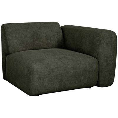 Unique Hoekmodule fauteuil rechts - Stof - Groen - Maison Céphy POGNI - Groen Unique Hoekmodule fauteuil rechts - Stof - Groen - Maison Céphy POGNI - Groen