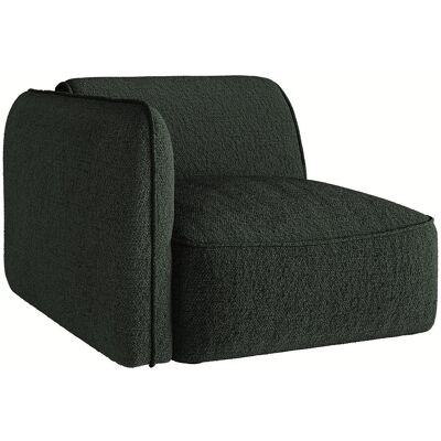 Unique Fauteuil met rechtse rugleuning - Hoek links - Chenillestof - Groen - Maison Céphy CAMILIO - Groen Unique Fauteuil met rechtse rugleuning - Hoek links - Chenillestof - Groen - Maison Céphy CAMILIO - Groen
