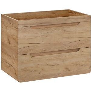 Unique Hangend meubel onder wastafel, naturel - 80 cm - ARUBA - Natuurlijk licht Unique Hangend meubel onder wastafel, naturel - 80 cm - ARUBA - Natuurlijk licht