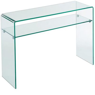 Unique Sidetable - 1 nis - Gehard glas - Transparant - STILEOS - Transparant Unique Sidetable - 1 nis - Gehard glas - Transparant - STILEOS - Transparant