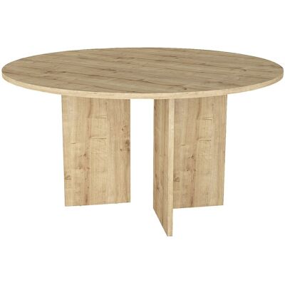 Unique Ronde eettafel voor 6 personen - Licht natuurlijk - TOPANIA - Natuurlijk licht Unique Ronde eettafel voor 6 personen - Licht natuurlijk - TOPANIA - Natuurlijk licht
