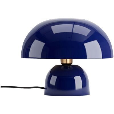 Unique Tafellamp paddenstoel in metaal - D. 31 x H. 25 cm - Briljant blauw - SIDNEY - Blauw Unique Tafellamp paddenstoel in metaal - D. 31 x H. 25 cm - Briljant blauw - SIDNEY - Blauw