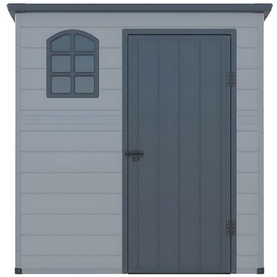 Unique Tuinschuur van grijze of antracietkleurige hars - NERIO - 2,12 m² - Lichtgrijs, Antracietgrijs Unique Tuinschuur van grijze of antracietkleurige hars - NERIO - 2,12 m² - Lichtgrijs, Antracietgrijs