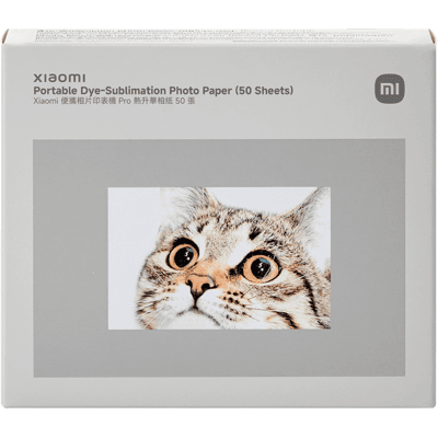 Xiaomi Portable Dye-Sublimation Photo Paper (50 Sheets) Xiaomi Portable Dye-Sublimation Photo Paper (50 Sheets)