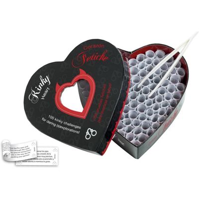 Tease & Please – KINKY HEART Spel – 100 Fetish Challenges (EN-ES) Tease & Please – KINKY HEART Spel – 100 Fetish Challenges (EN-ES)