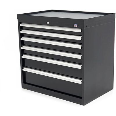 HBM 6 Laden Profi Gereedschapskast 88 x 58 x 80 cm zwart HBM 6 Laden Profi Gereedschapskast 88 x 58 x 80 cm zwart