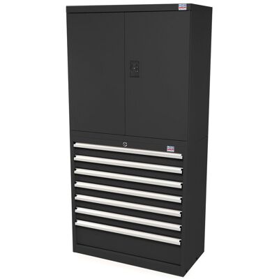 HBM Profi Combinatiekast Zwart HBM Profi Combinatiekast Zwart
