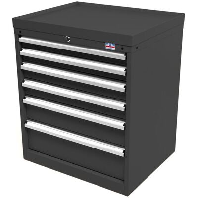 HBM 6 laden Profi Gereedschapskast 72 x 58 x 80 cm Zwart HBM 6 laden Profi Gereedschapskast 72 x 58 x 80 cm Zwart