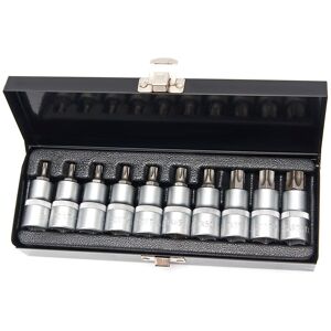 HBM 10 Delige 1/2 inch TORX Doppenset HBM 10 Delige 1/2 inch TORX Doppenset