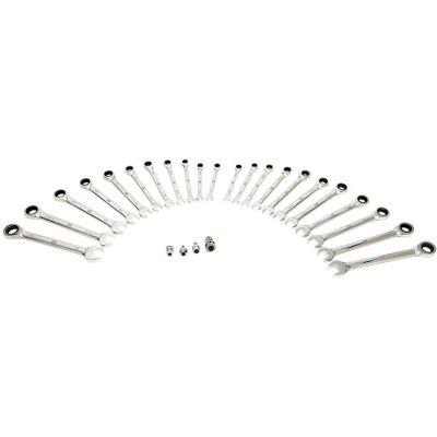 HBM 23 Delige Professionele Ring, Ratel, Steeksleutelset Metrische en INCH Maten Inclusief 4 Adapters HBM 23 Delige Professionele Ring, Ratel, Steeksleutelset Metrische en INCH Maten Inclusief 4 Adapters