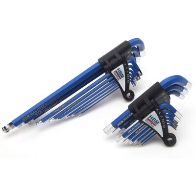 HBM metrische inbussleutel set, 9-delig HBM metrische inbussleutel set, 9-delig