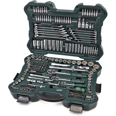 Mannesmann 215 Delige Doppenset 1/4 inch - 3/8 inch - 1/2 inch - 98430 Mannesmann 215 Delige Doppenset 1/4 inch - 3/8 inch - 1/2 inch - 98430